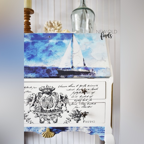 Redesign with Prima Decor Transfer ~ ON A VOYAGE 2 ~ 25” x 35” - Picture 3 of 4